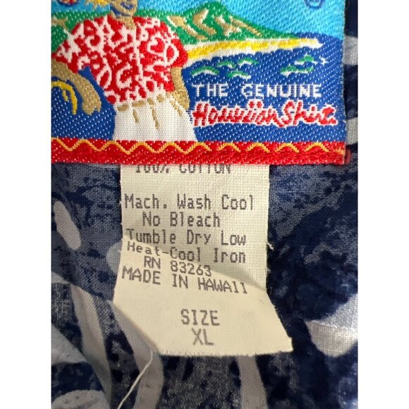 Joe Kealoha Genuine Hawaiian Button Down Shirt XL Maui - Picture 3 of 7